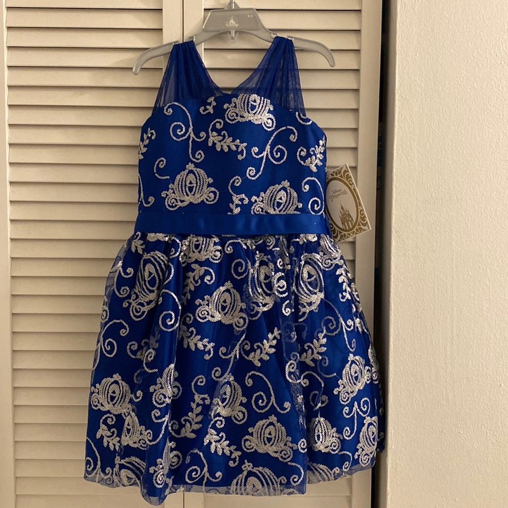 Disney Store Cinderella Fancy Dress Size 5/6 💙